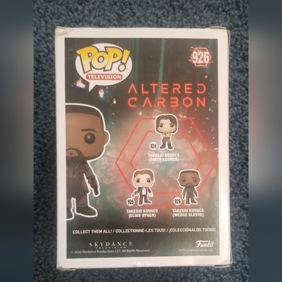 Funko Pop Television Altered Carbon Takeshi Kovacs (Wedge Sleeve) #926. 2020. - Picture 3 of 6